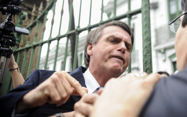 Ainda candidato, Bolsonaro já utilizava ataques sistemáticos à imprensa como estrategia para manter seus apoiadores mobilizados