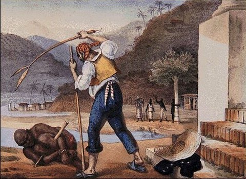 Imagem: Reprodução de O AÇOITE - Gravura de Jean-Baptiste Debret da série “Viagem pitoresca e histórica ao Brasil, 1834-1839