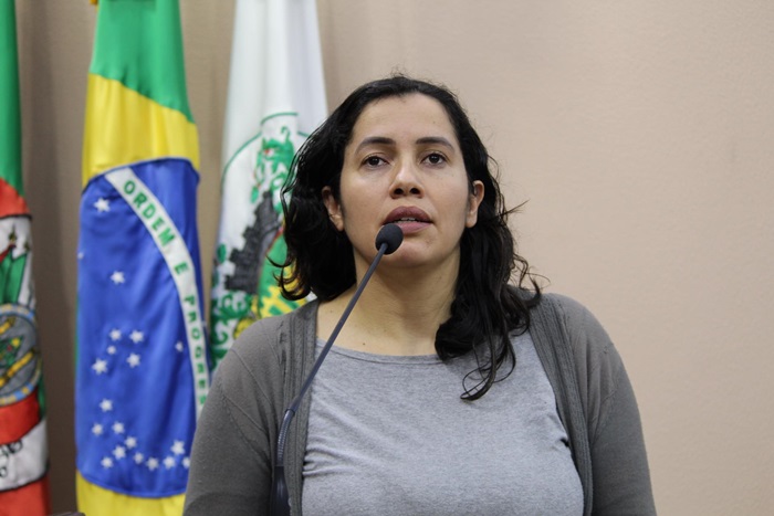 A vereadora Denise Pessôa, de Caxias do Sul