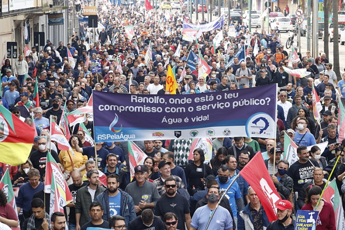 Protesto contra a privatização da Corsan será na quinta, 22