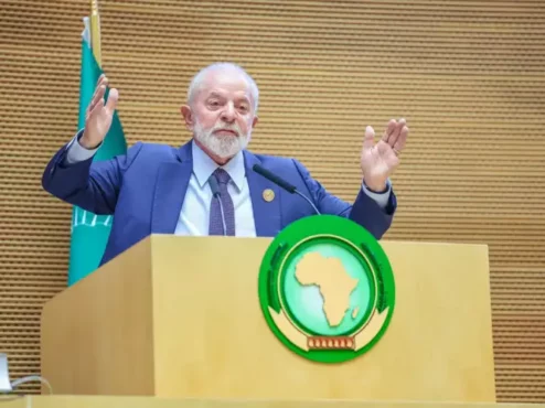 Presidente da República, Luiz Inácio Lula da Silva, na cerimônia de Abertura da 37º Cúpula da União Africana, na Etiópia
