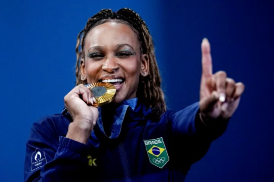 Rebeca Andrade, Bia Souza e as coincidências de 20 anos do Bolsa Esporte | Foto: Alexandre Loureiro/COB