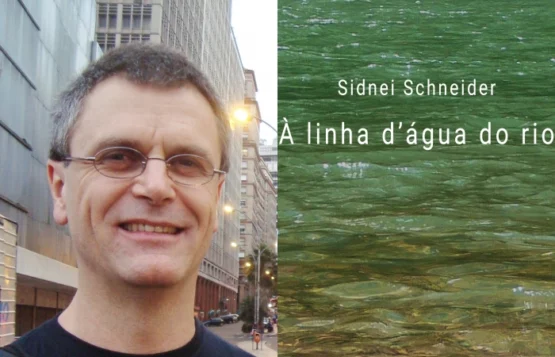 Sidnei Schneider lança o livro À linha d’água do rio | Foto: Ana Cristina Gonzales/Divulgação