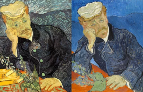 A arte de evitar doenças | Retrato de Dr. Gachet, de Vincent van Gogh; versões 1 e 2 - 1890