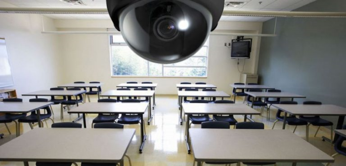 As câmeras em sala de aula e a sociedade disciplinar