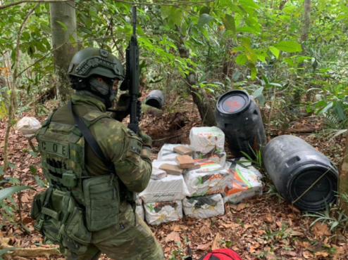 Estudos mostram como a Amazônia Legal está ameaçada por grileiros e narcotraficantes | Foto: Polícia Militar do Amazonas/ Divulgação