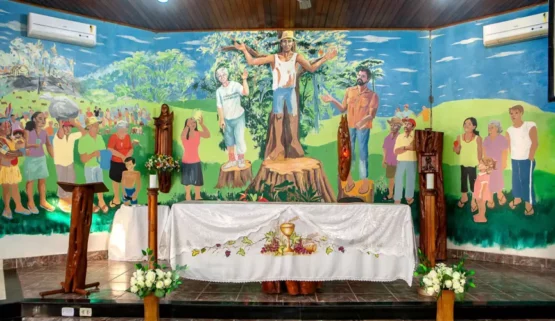 Bispo determina reexibição de pintura em homenagem à irmã Dorothy Stang | Foto: Reprodução Redes Sociais