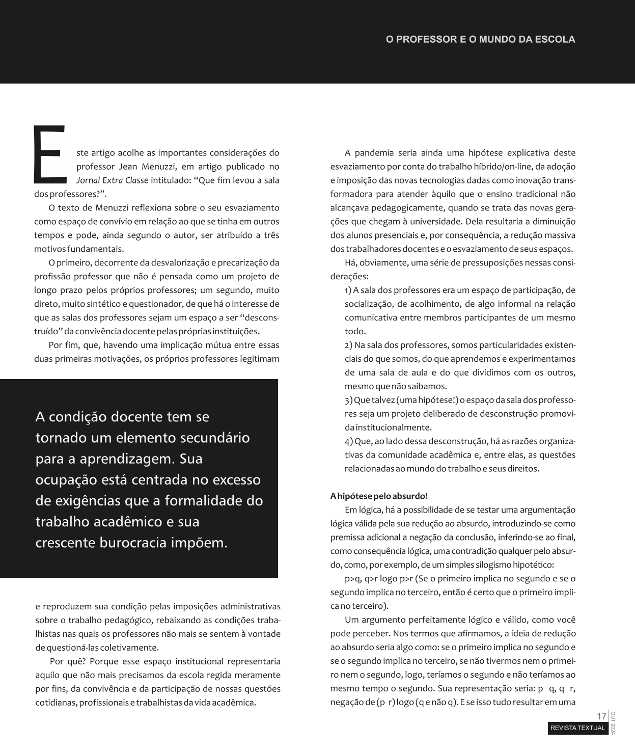 Página Revista