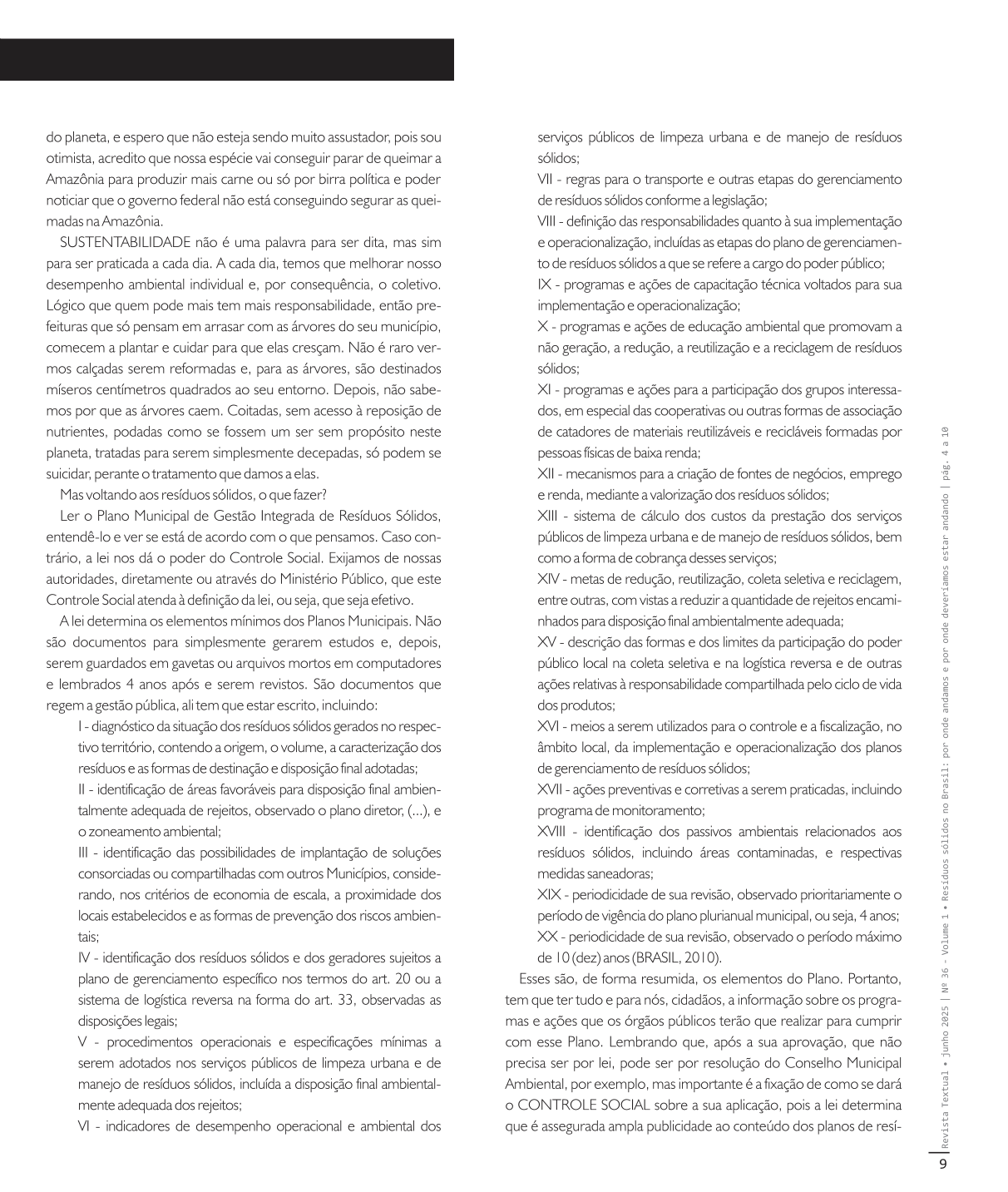 Página Revista
