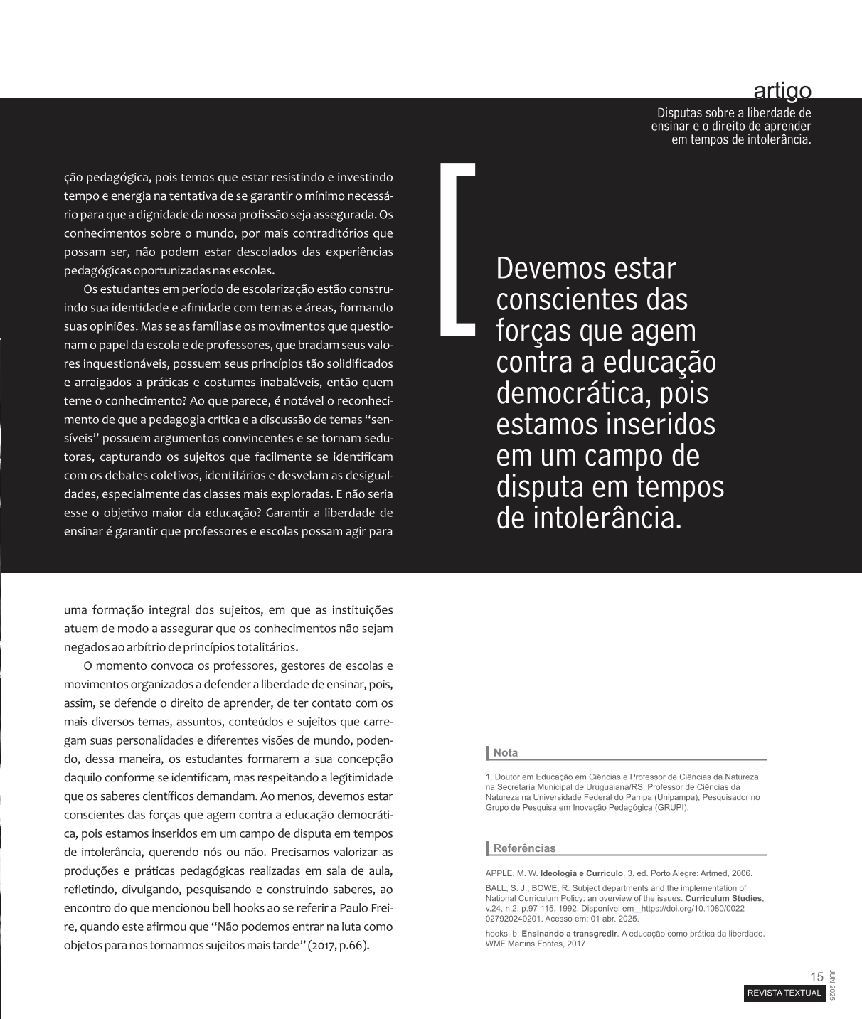 Página Revista