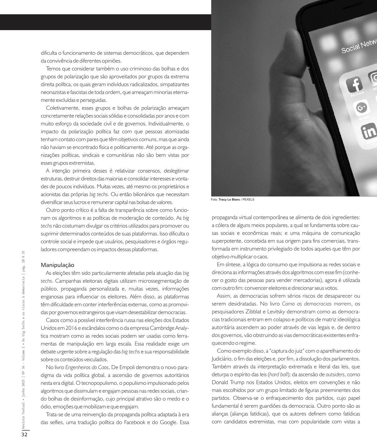 Página Revista