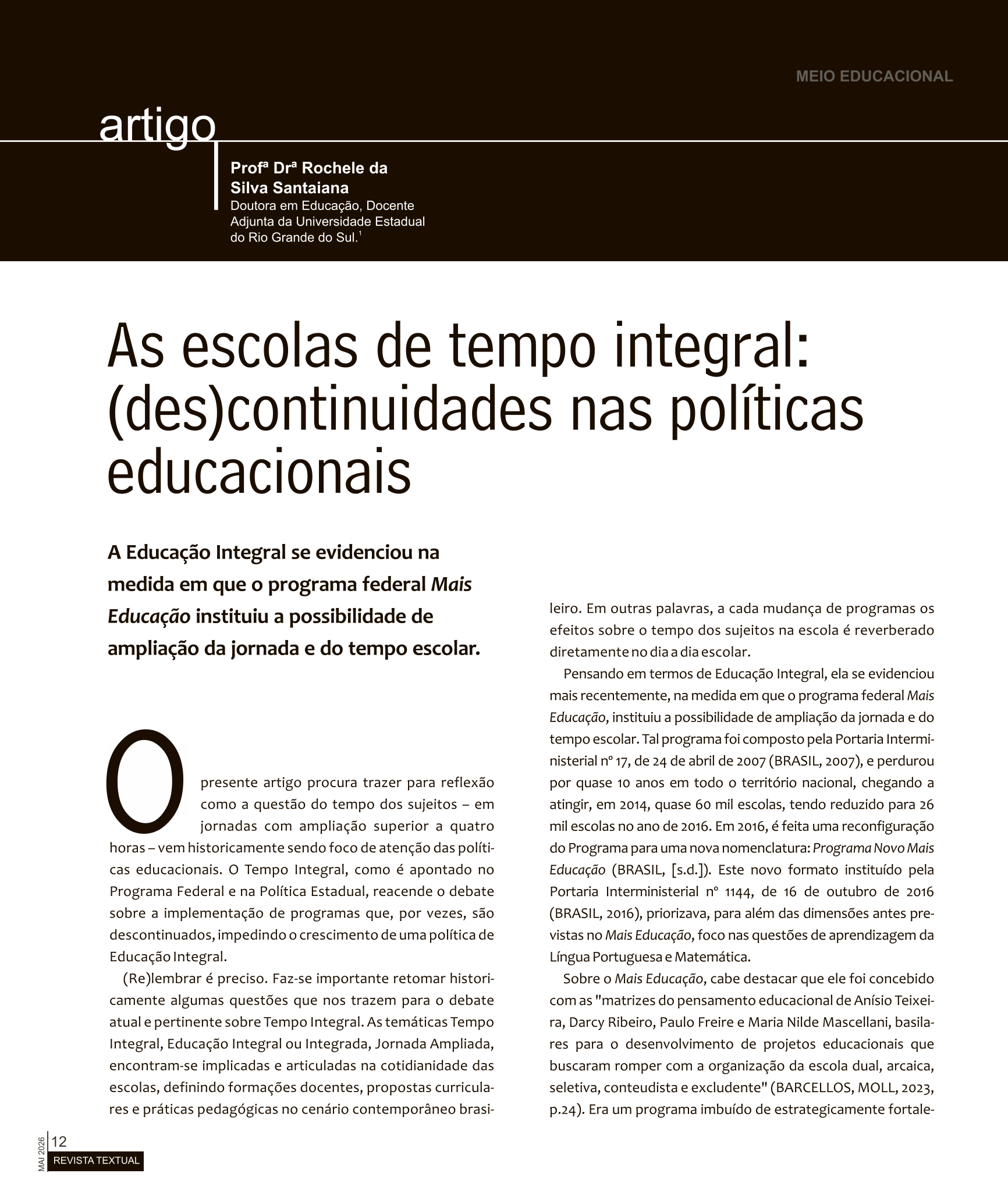 Página Revista