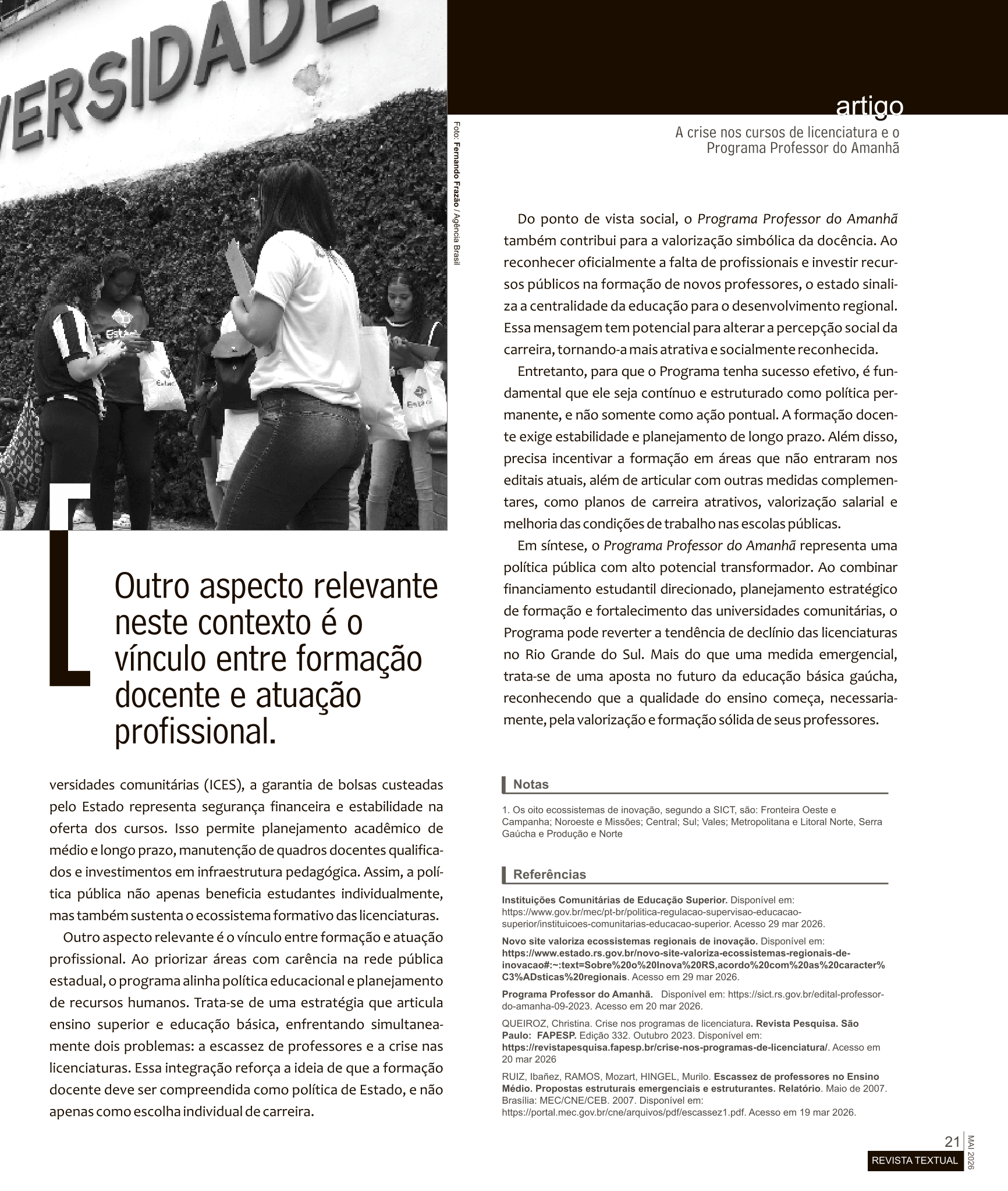 Página Revista