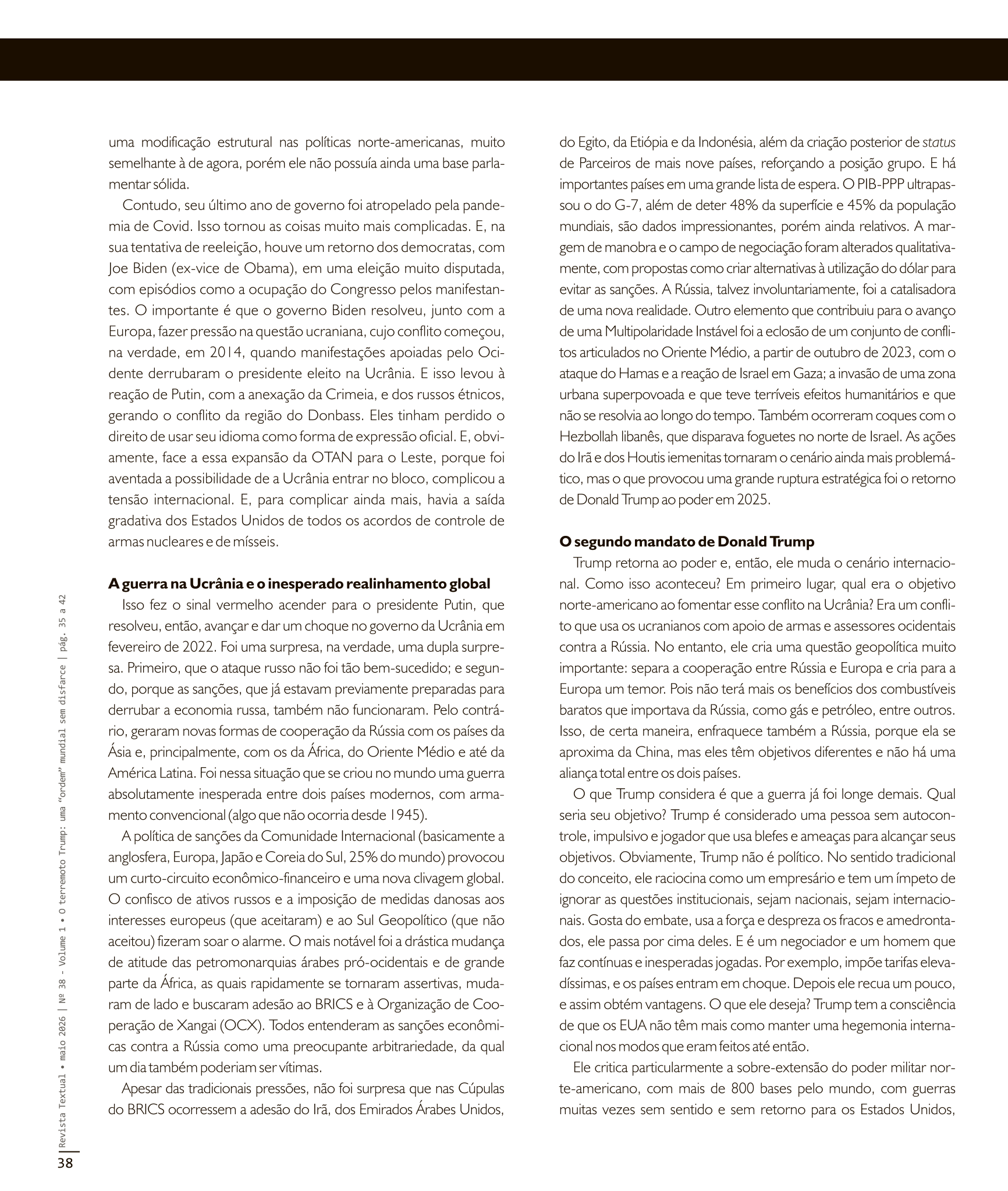 Página Revista