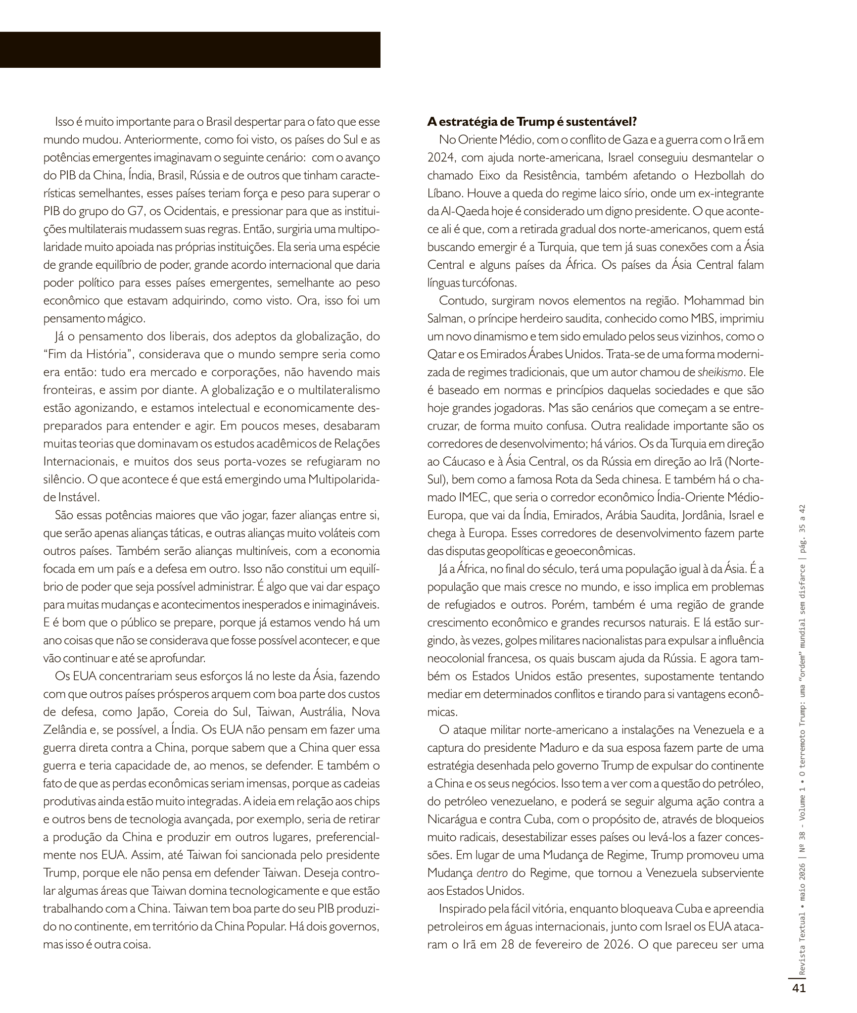 Página Revista