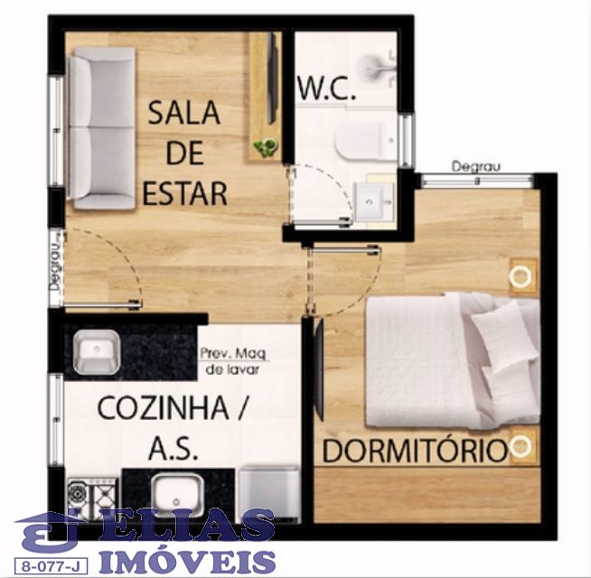 5919d1e6-f0ef-49f7-80c3-7c82101a0a98-ELIAS APARTAMENTO Vila Nivi 3969 Studio em Localizaçao Exelente