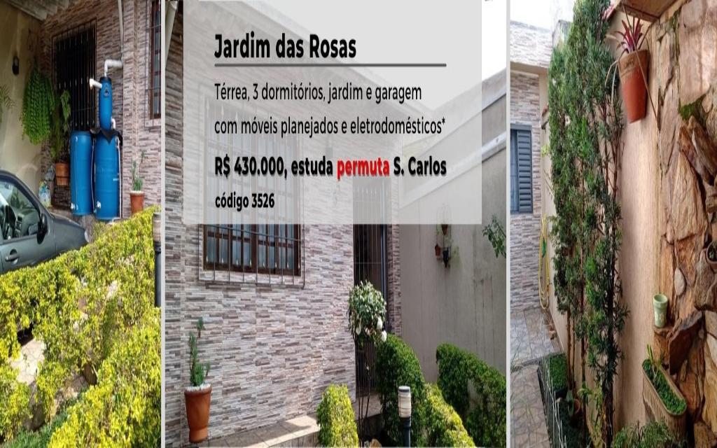 Casa térrea à venda - Jardim das Rosas
