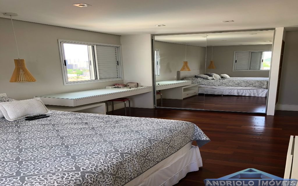 APARTAMENTO RESIDENCIAL em Condominio Clube de 121m²  com Area de Servico, Armario de Cozinha, Armario Embutido, Churrasqueira, Closet, Escritorio, Piscina, Playground, Quadra PoliEsportiva, Sala de Ginastica, Seguranca Patrimonial, Varanda, 2 Dormitórios, 2 Suites, 4 Banheiros, 2 Salas, 2 Garagem, 23 Quantidade de Andar, Lavabo, Cozinha, Garagem Rotativa, Salão de Festa, Elevador, Sauna, Salão de Jogos, 4 Quantidade por Andar, Interfone, Gerador. 