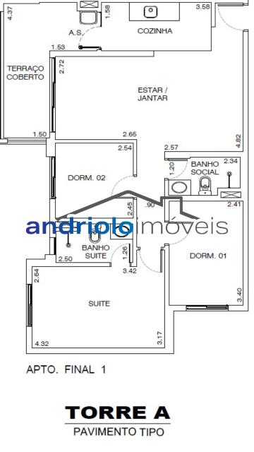 APARTAMENTO RESIDENCIAL 81m²  com Condominio fechado, Perto de escolas, Perto de transporte público, Perto de vias de acesso, Portaria 24h, Area de Servico, Armario de Cozinha, Armario Embutido, Piscina, Quadra PoliEsportiva, Sala de Ginastica, Seguranca Patrimonial, Varanda, 3 Dormitórios, 1 Suites, 2 Banheiros, 2 Salas, 1 Vagas, 1 Garagem, 11 Quantidade de Andar, Cozinha, Elevador, Sauna, Interfone. 