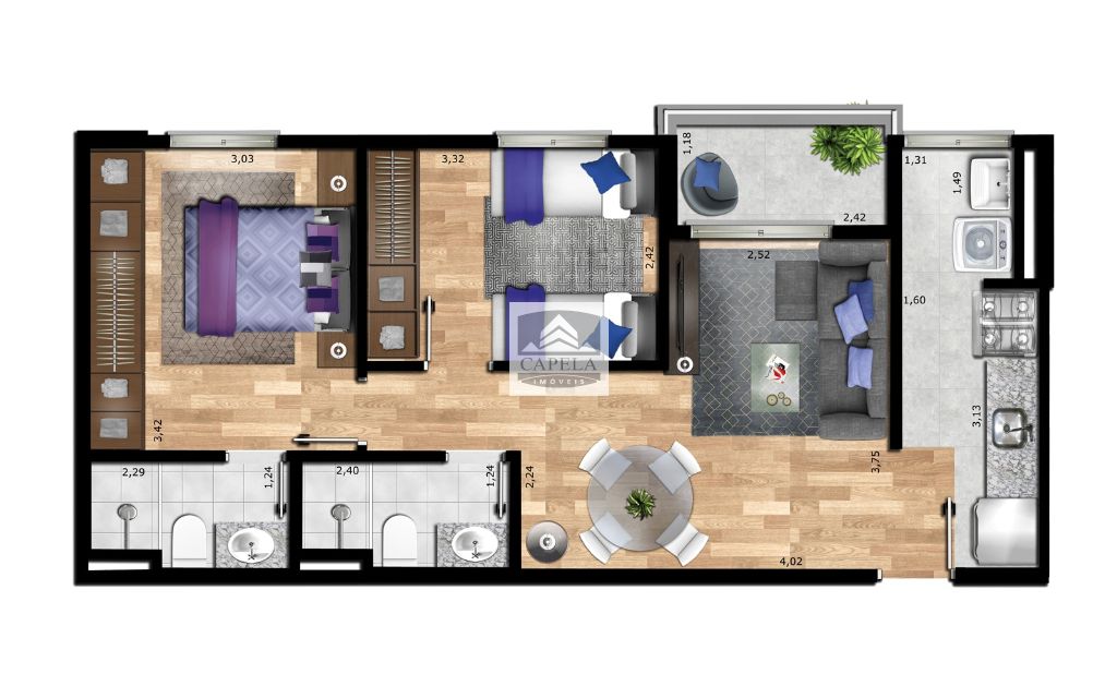 bba97212-9035-4a12-b0c3-4abb8a5226f1-CAPELA APARTAMENTO Parada Inglesa 48026 APARTAMENTO VENDA Parada Inglesa,  55m², 2 dorm 