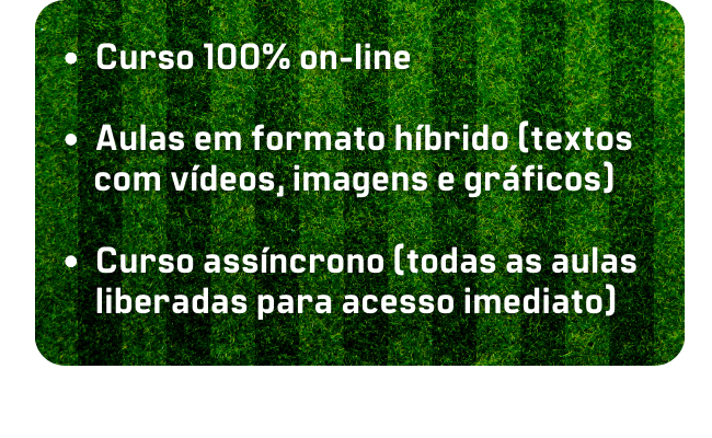 Curso online para treinadores de futebol. Plataforma de cursos online e  vídeos de treinamentos. 