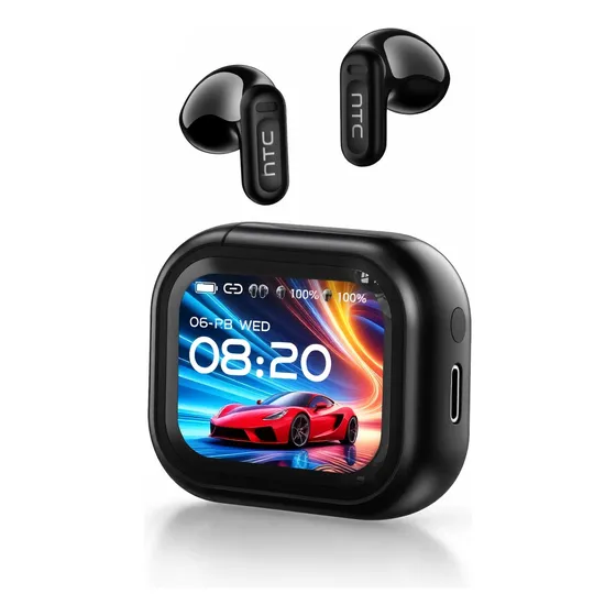 Fone In Ear Bluetooth Esportivo Tradutor Htc Ne20 Com Lcd