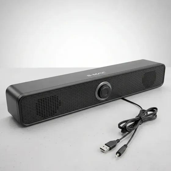 Soundbar Caixa De Som P/ Tv Computador Led Rgb Alto Falante