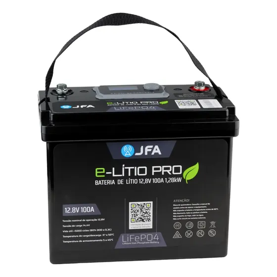 Bateria Jfa E-lítio Pro Lifepo4 12v 100ah