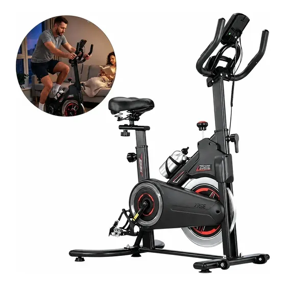 Bicicleta Ergométrica Spinning Magnética Silenciosa 150kg