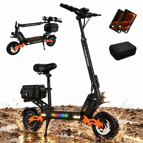 Trailforge Patinete Elétrico Adulto 1000w 55km/h Dobrável Trailforge Patinete Elétrico Adulto 1000w 55km/h Dobrável