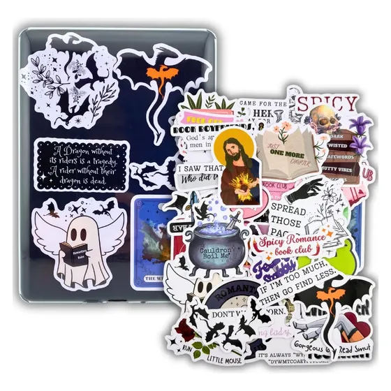 Adesivos De Livros Para Kindle, Bookish Adults Gift, Reading