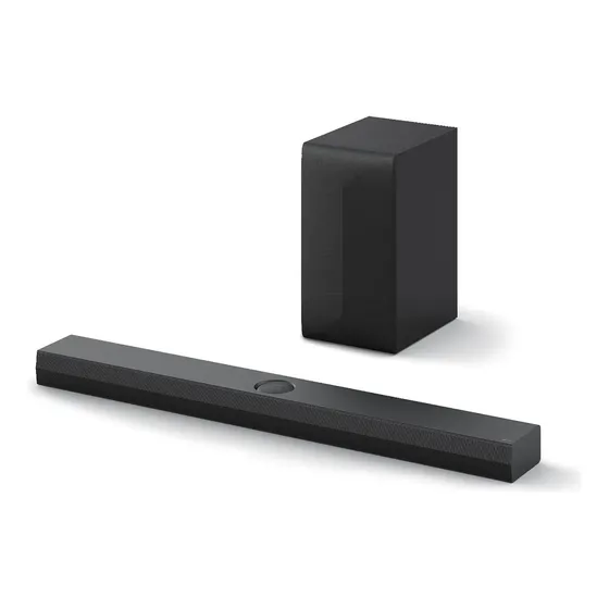 Soundbar LG S70ty Dolby Atmos Com Configuração De Canais 3.1.1 Preto