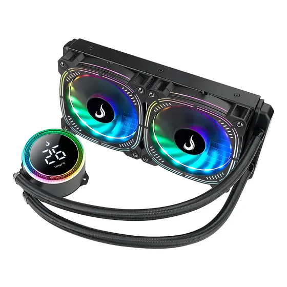 Water Cooler 240mm | Rise Mode | Aura Ice Black Argb Water Cooler 240mm | Rise Mode | Aura Ice Black Argb