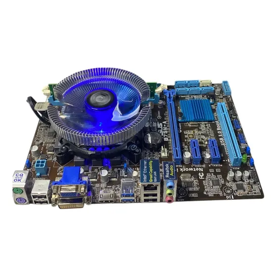 Kit Gamer Placa Mãe Asus 1155 B75+ I5 3470+cooler+8gb Ddr3