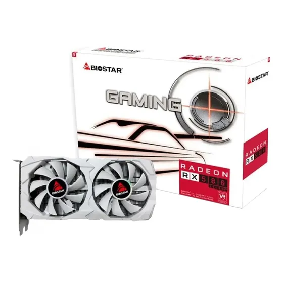 Placa De Vídeo Biostar Amd Radeon Rx-580 8gb Gddr5