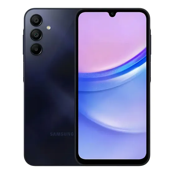 Smartphone Samsung Galaxy A15 4g 128gb 4gb Ram - Azul Escuro Cor Preto - Excelente (Recondicionado)