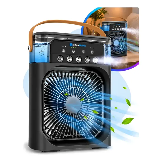 Mini Ar Condicionado Ventilador Portátil Climatizador Usb