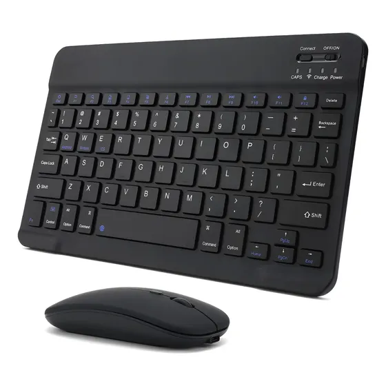 Teclado Bluetooth + Mouse Para Samsung S10 Fe 10.9 X520 X526