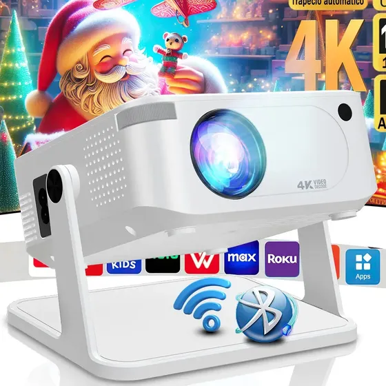 Projetor Profissional Smart para Home Theater com Wi-Fi, 4K e Android 11