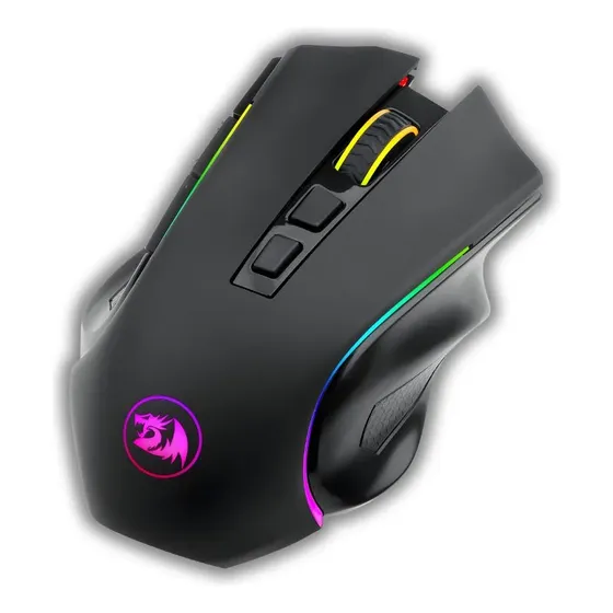 Mouse Gamer Para Jogo Griffin M602-ks Sem Fio Wireless Preto