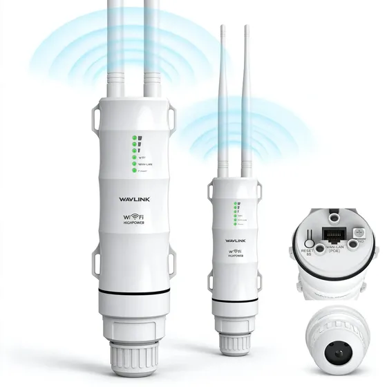 Repetidor Wi-fi Para Roteador Externo Wavlink Ac1200 2.5g/5g
