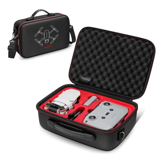 Bolsa De Transporte Rígida Para Drone Dji Mini 4k/mini2/mini 2 Se, Estojo Portátil E Leve À Prova Dágua E De Impacto Preto