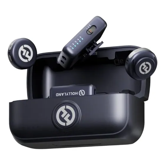 Microfone Hollyland Lark M3 Combo 2tx-2rx Preto