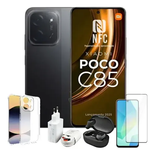 Smartph Xiaomi Poco C85 256gb 16gb Ram Nfc Lançamento+ Fone