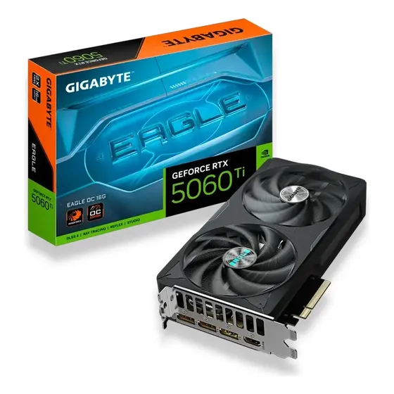 Placa De Video Gigabyte Rtx 5060 Ti Eagle Oc 8gb Gddr7