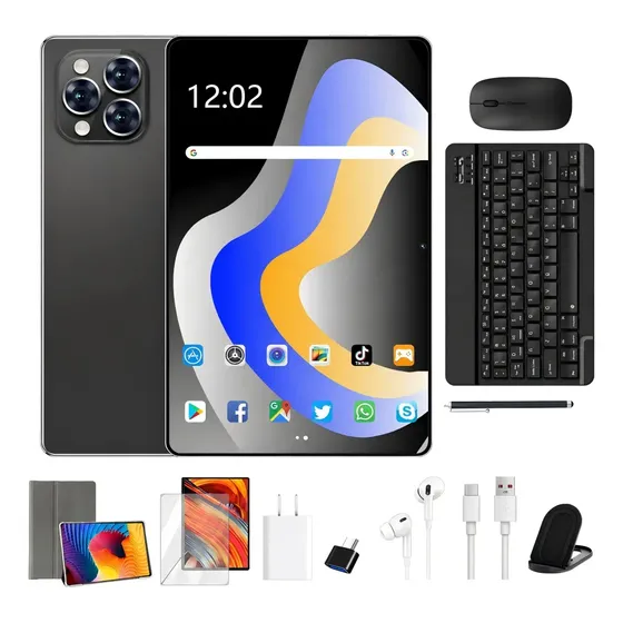Tablet Android 15 Tab Kit Completo Ram 16gb 512gb 11.6'' Hd