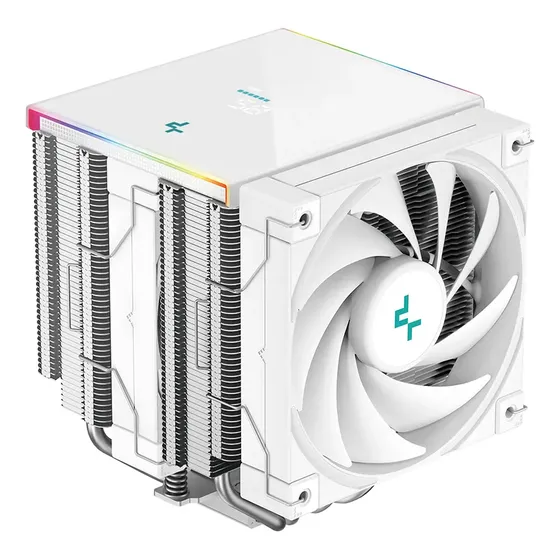 Cooler Para Processador Deepcool Ak620 Digital Se Rgb Branco