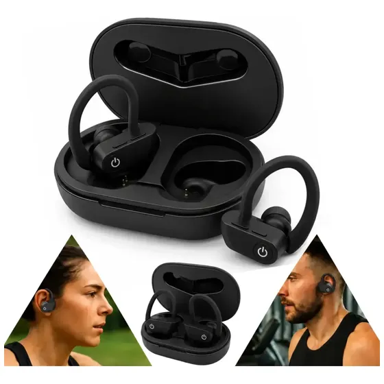 Fone Esportivo Sem Fio A Prova De Agua Bluetooth 5.3 Treino