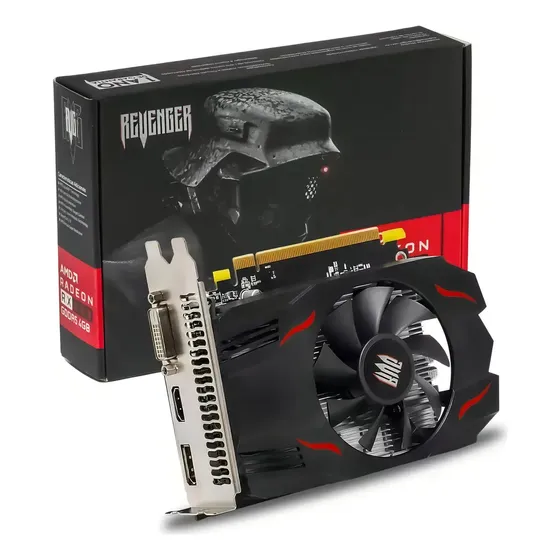Placa De Vídeo Amd Radeon Rx 550 4gb Gddr5 128 Bits Revenger