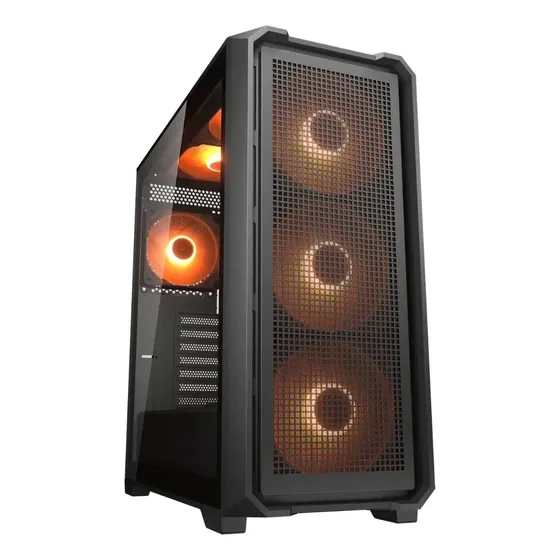Gabinete Gamer Cougar MX600 Air Pro Preto Mid Tower 6 Fans